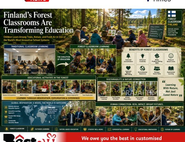 Finland’s Forest Classrooms Are Redefining Education by Taking Learning Outdoors