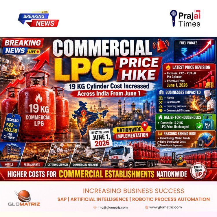 Commercial LPG Cylinder Prices Increased Across India from June 1