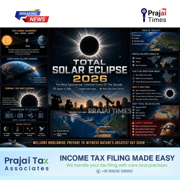 Total Solar Eclipse on August 12, 2026: Countries That Will Witness the Rare Celestial Event