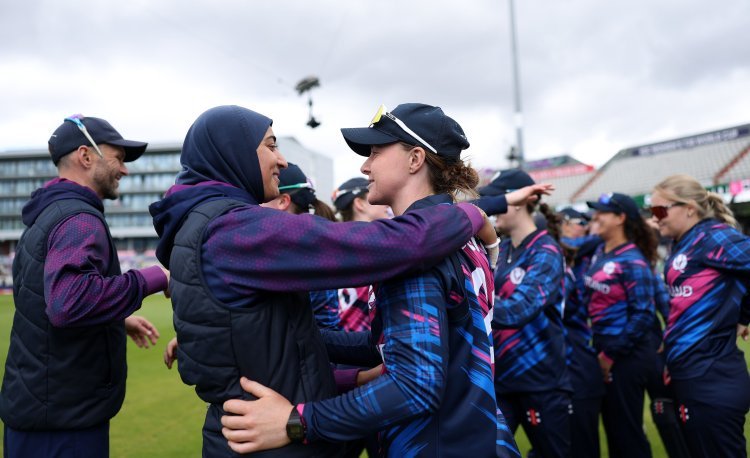 KATHYRN, KATHERINE & KIRSTIE ensure first WC win for SCOTLAND
