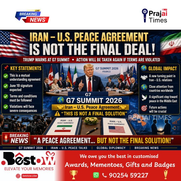 Trump Says US-Iran Peace Deal Is Not Final, Warns of Further Action if Agreement Fails