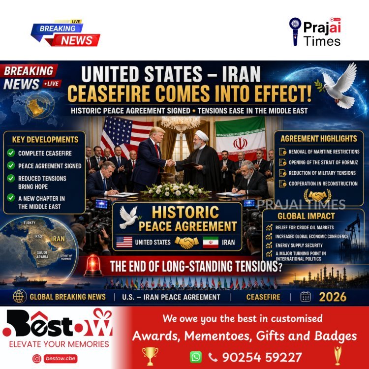 United States and Iran Sign Historic Peace Agreement, Officially Ending Hostilities