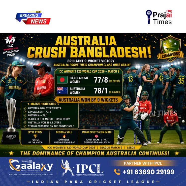AUSTRALIA rout BANGLADESH enroute a rousing win