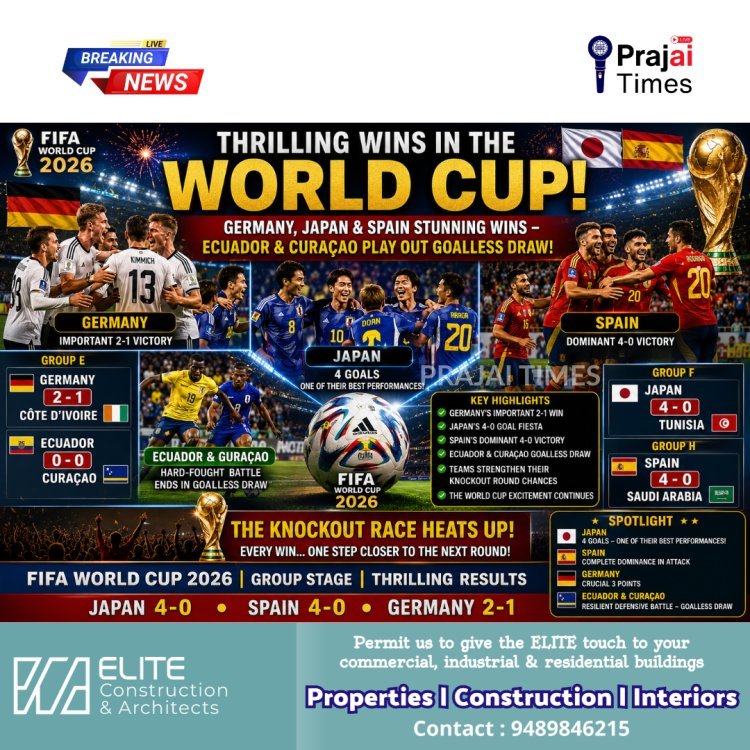 Japan and Spain Dominate as Germany Secure Crucial FIFA World Cup Victory