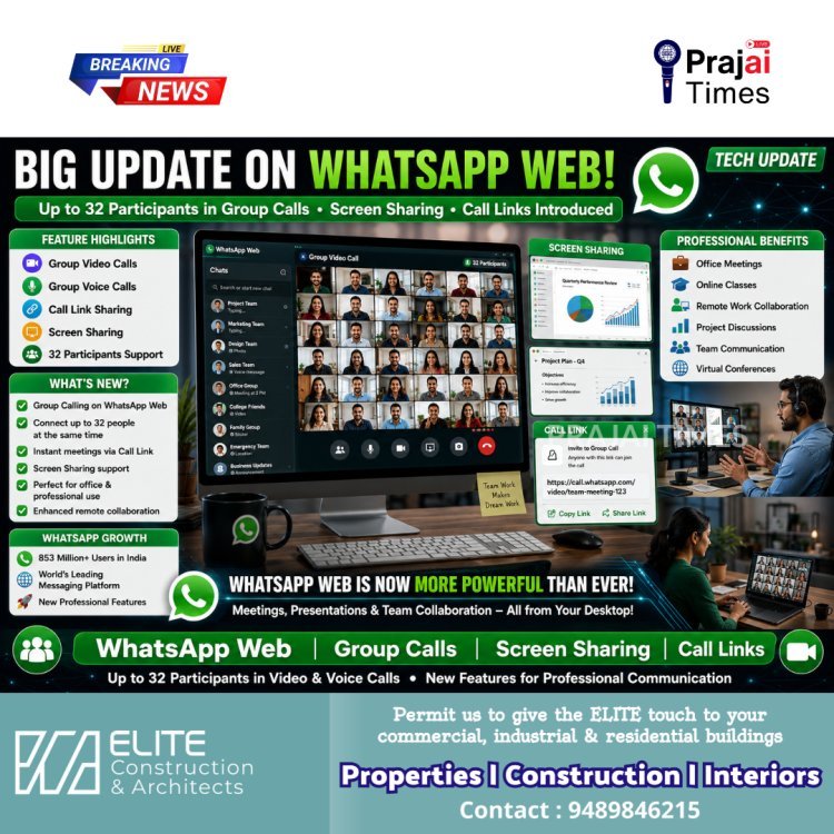 WhatsApp Web to Introduce Group Voice and Video Calling Features for Desktop Users