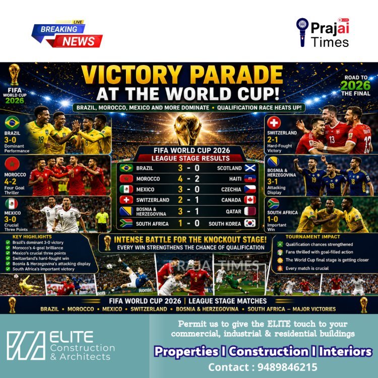 Brazil, Morocco and Mexico Shine in Thrilling FIFA World Cup 2026 Qualifiers