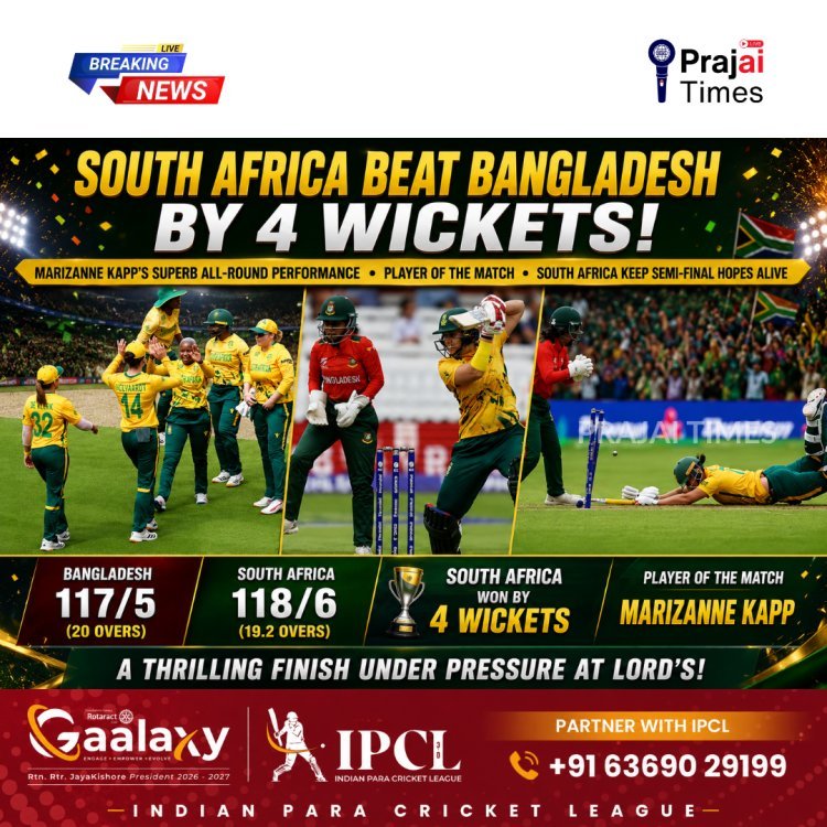 SOUTH AFRICA OVERCOME TENSE MOMENTS TO BEAT BANGLADESH