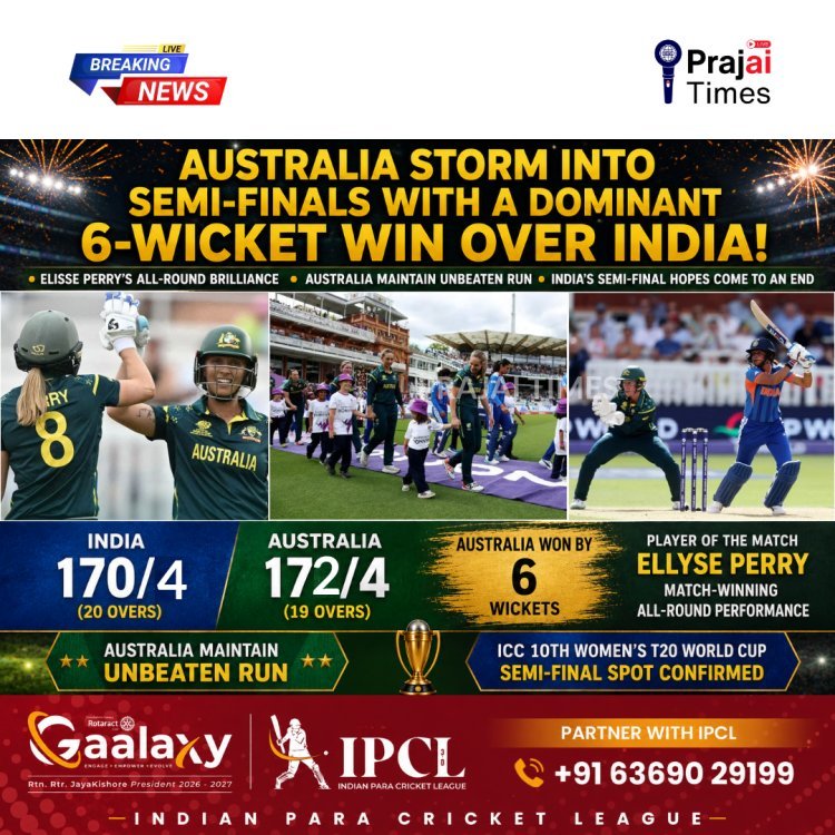 AUSTRALIA ACE THE CHASE ; INDIA EXITS THE WC