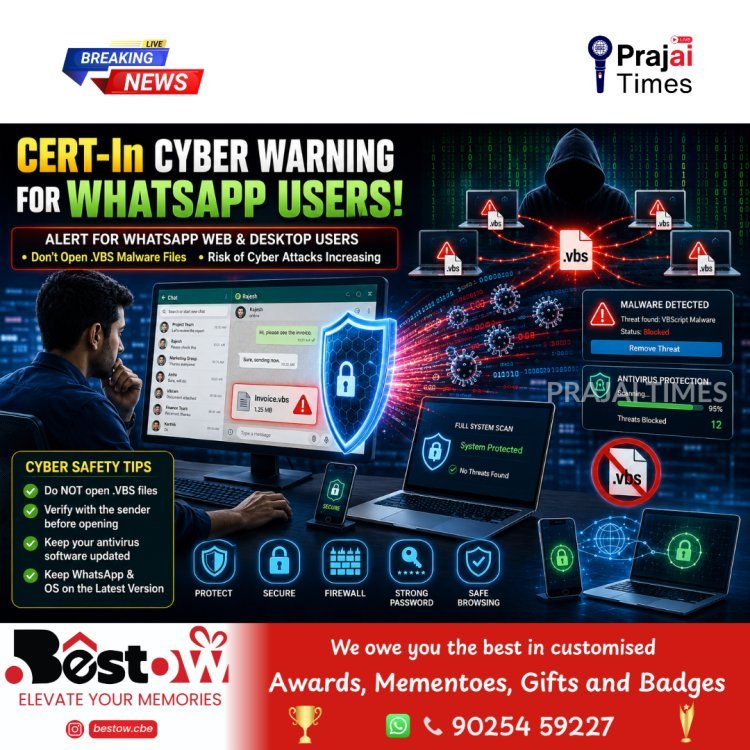 CERT-In Issues Cyber Alert for WhatsApp Web and Desktop Users Over Malware Attack