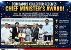 Coimbatore Collector Receives Chief Minister's Award for Outstanding Public Service