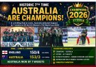 AUSTRALIA OVERPOWER ENGLAND TO LIFT THEIR 7th WOMENs T20 WORLD CUP