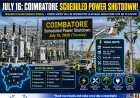 Coimbatore Power Shutdown on July 16: TANGEDCO Announces Scheduled Outage in Several Areas