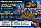 Coimbatore Power Shutdown on July 22, 2026: Complete List of Affected Areas and Timings