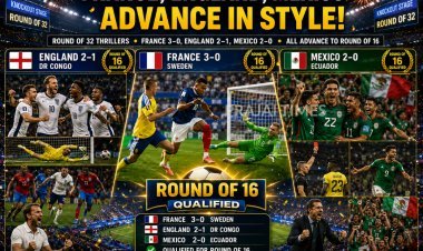 France, England & Mexico Storm Into FIFA World Cup 2026 Round of 16