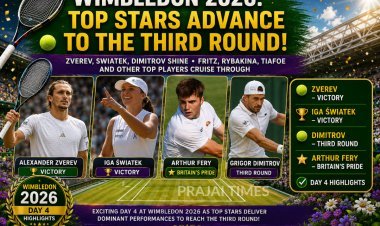 Wimbledon 2026 Day 4 Results: Zverev, Świątek, Dimitrov and Fritz Advance to Third Round