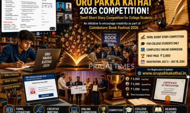 ORU PAKKA KATHAI, Tamil short story competition for college students launched by Rotary as a part of Coimbatore Book Festival
