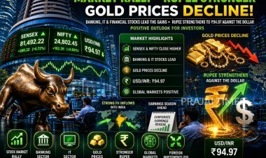 Indian Stock Market Today: Sensex and Nifty Extend Gains, Rupee Strengthens While Gold Prices Ease