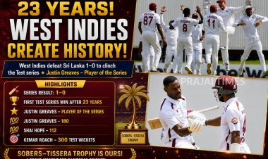 West Indies End 23-Year Wait with Historic Test Series Victory Over Sri Lanka