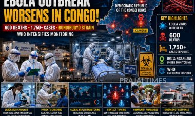 Ebola Outbreak in DR Congo: Death Toll Reaches 600 as Infections Cross 1,750