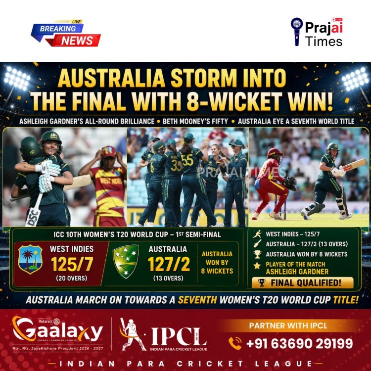 AUSSIES MAKE SHORT WORK OF WINDIES