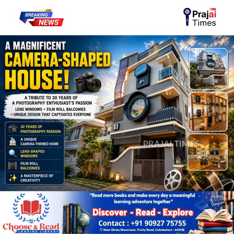Karnataka Man Builds Camera-Themed Home to Celebrate 30-Year Passion for Photography