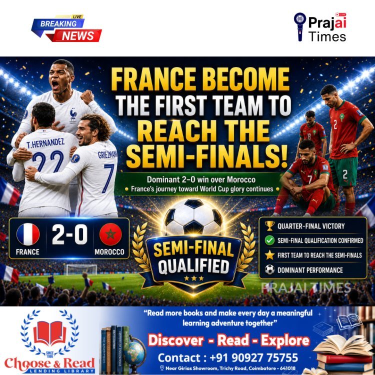 France Reach FIFA World Cup 2026 Semi-Finals with 2-0 Victory Over Morocco