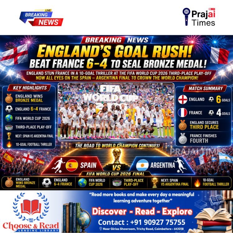 England Defeat France 6-4 to Secure Third Place at FIFA World Cup 2026