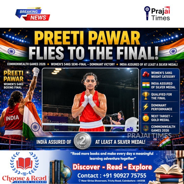 Preeti Pawar Reaches Women's 54kg Boxing Final at Commonwealth Games 2026, Assures India of Silver