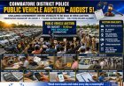 Coimbatore Police to Auction Unclaimed Vehicles on August 5: Registration Details Announced