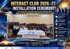 Interact Club of Saraswathi Ramachandran Vidyalaya MHSS Installs New Office Bearers for 2026–27