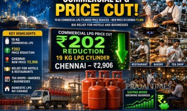 Commercial LPG Cylinder Price Cut by ₹202; Chennai Rate Drops to ₹2,906