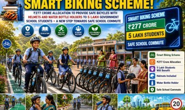 Tamil Nadu Launches Smart Biking Scheme with ₹277 Crore to Promote Safer School Commutes