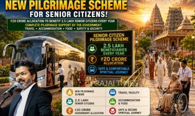 Tamil Nadu Launches Pilgrimage Scheme for Senior Citizens; 2.5 Lakh Beneficiaries Every Year