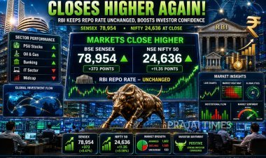 Indian Stock Market Closes Higher: Sensex Rises 373 Points, Nifty Ends Above 24,636