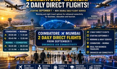 Air India Express to Launch Two Daily Direct Flights Between Coimbatore and Mumbai from September 1