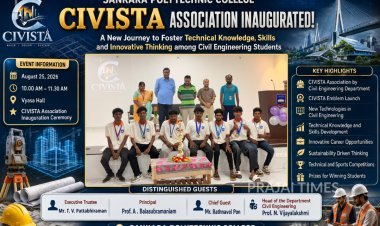 CIVISTA Association Inaugurated at Sankara Polytechnic College