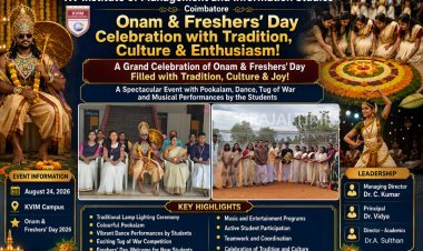 KVIM Onam & Freshers’ Day Celebration 2026 Held with Festive Spirit