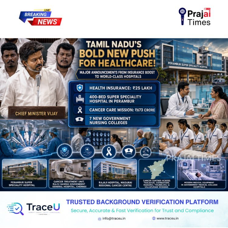 Tamil Nadu Expands Healthcare Benefits: Medical Insurance Cover Raised to ₹25 Lakh