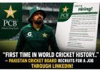 For the First Time in Cricket History? Pakistan Cricket Board Seeks Fielding Coach Through LinkedIn