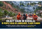 Heavy Rain Ravages Kerala: Landslides and Flash Floods Leave Several Dead