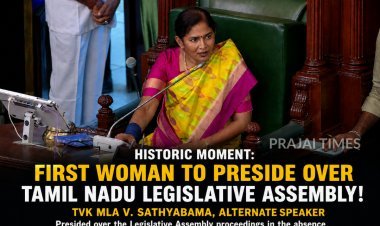 Historic Moment: First Woman to Preside Over Tamil Nadu Assembly Proceedings from the Speaker’s Chair