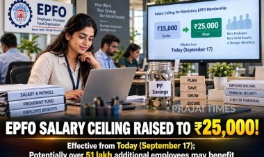 EPFO Salary Limit Increased from ₹15,000 to ₹25,000 Today (September 17) Onwards