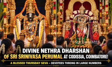 Sri Srinivasa Perumal Nethra Darshan at CODISSIA, Coimbatore