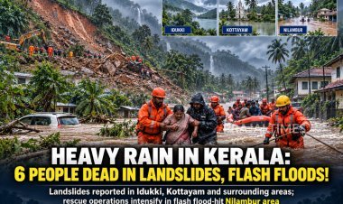 Heavy Rain Ravages Kerala: Landslides and Flash Floods Leave Several Dead