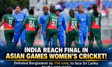 India Storm Into Asian Games Women’s Cricket Final After 114-Run Win Over Bangladesh
