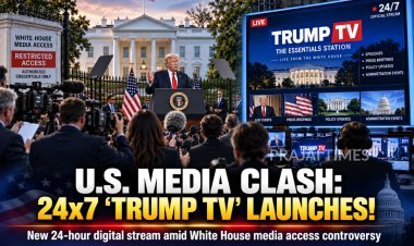 US Media and Trump Administration Clash as White House Launches 24/7 “Trump TV”