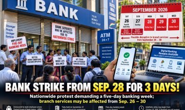 India Bank Strike: Nationwide Three-Day Strike Set for September 28–30