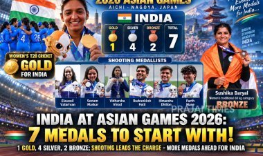 Asian Games 2026: India Wins Seven Medals, Including First Gold in Women’s Cricket