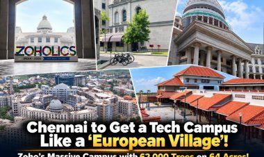 Zoho’s ‘European Village’ Style Tech Campus Near Chennai: 64 Acres, 62,000 Trees and a Natural Lake
