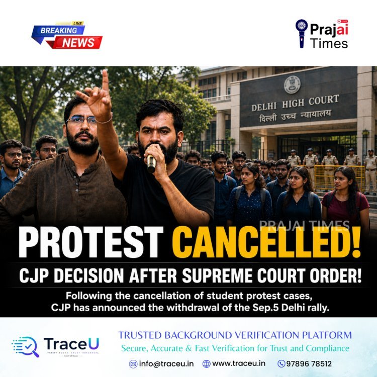 Delhi Sept. 5 Protest Withdrawn After Supreme Court Order – CJP Announces Decision